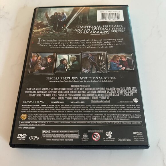 2 for $10 🎁 Harry Potter and the Deathly Hallows Part 2 - Picture 2 of 4